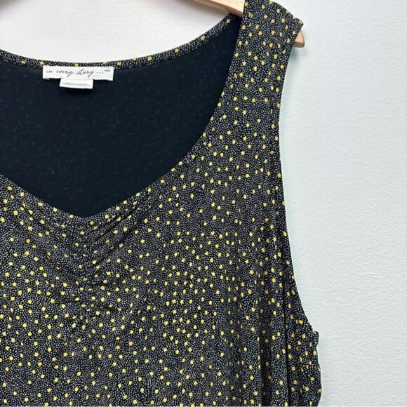 Penningtons In Every Story Dotted Sleeveless Blouse Size 3X - Picture 9 of 9